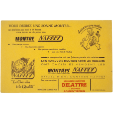 Buvard publicitaire. Montre Nappey.