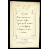 Modèle d'écriture. 