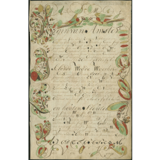 Calligraphie néerlandaise. 