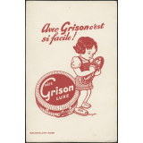 Buvard publicitaire. Pâte Grison Luxe.