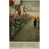Bon point patriotique -La patrie à l'école- Les drapeaux de Verdun