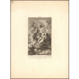 Iliade. Junon, conjure son fils Vulcain, de dessecher le Fleuve du Xante, pour empecher Achille d'être submergé par les flots. Ch.t XXIe.