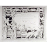 Exposition Universelle de 1889. Le jury international des récompenses décerne un diplôme de Grand Prix.