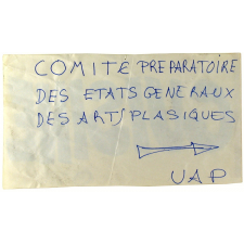 Comité préparatoire des états généraux des arts plastiques.