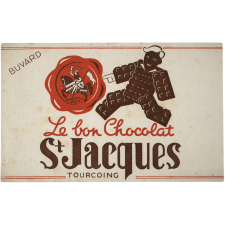 Buvard publicitaire. Le bon Chocolat St Jacques.