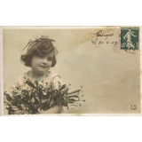 Fillette au muguet. 