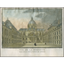Vue de la Sorbonne prise dans la cour du Musée des Artistes.