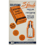 Buvard publicitaire. Antibiotiques Chibret pour instillations.