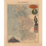 Carte de la Manche. 