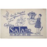 Buvard publicitaire. Cafetière Salam.