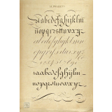 Modèle d'écriture. Alphabets. 