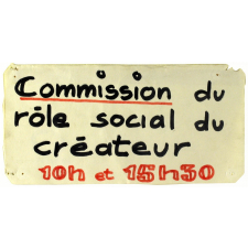 Commission du rôle social du créateur.