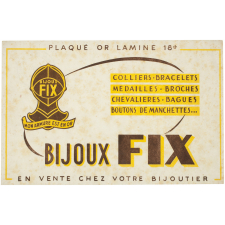 Buvard publicitaire. Bijoux Fix.