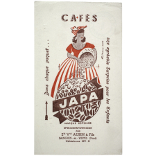 Buvard publicitaire. Cafés Japa.
