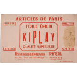 Buvard publicitaire. Établissements Pyck.