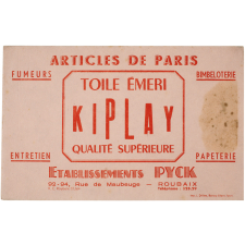 Buvard publicitaire. Établissements Pyck.