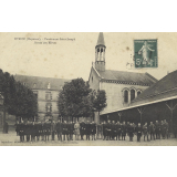 Evron (Mayenne) - Pensionnat Saint-Joseph - Sortie des Elèves.