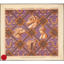 Modèle de broderie et de tapisserie.