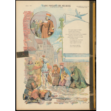 L'Ane portant des reliques. (Fable de La Fontaine).