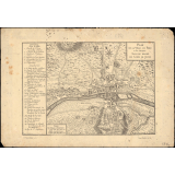 Plan de la ville de Paris et des environs sous le règne de Louis Le Jeune.