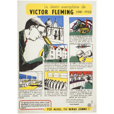 Buvard publicitaire. Le destin exemplaire de Victor Fleming (1881-1955) [sic]. 