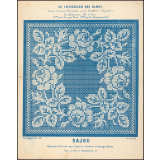 Modèle de broderie. 