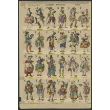 Alphabet mascarade. Nouvelle Imagerie d'Epinal. N° 651.