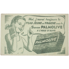 Buvard publicitaire. Savon Palmolive.