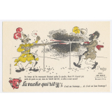 Buvard publicitaire. La vache qui rit. Duel au temps de Henri IV. 