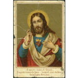 Image religieuse. Il sacro cuor di Gesù.