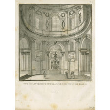 Vue de l'intérieur du Palais de l'Institut de France.