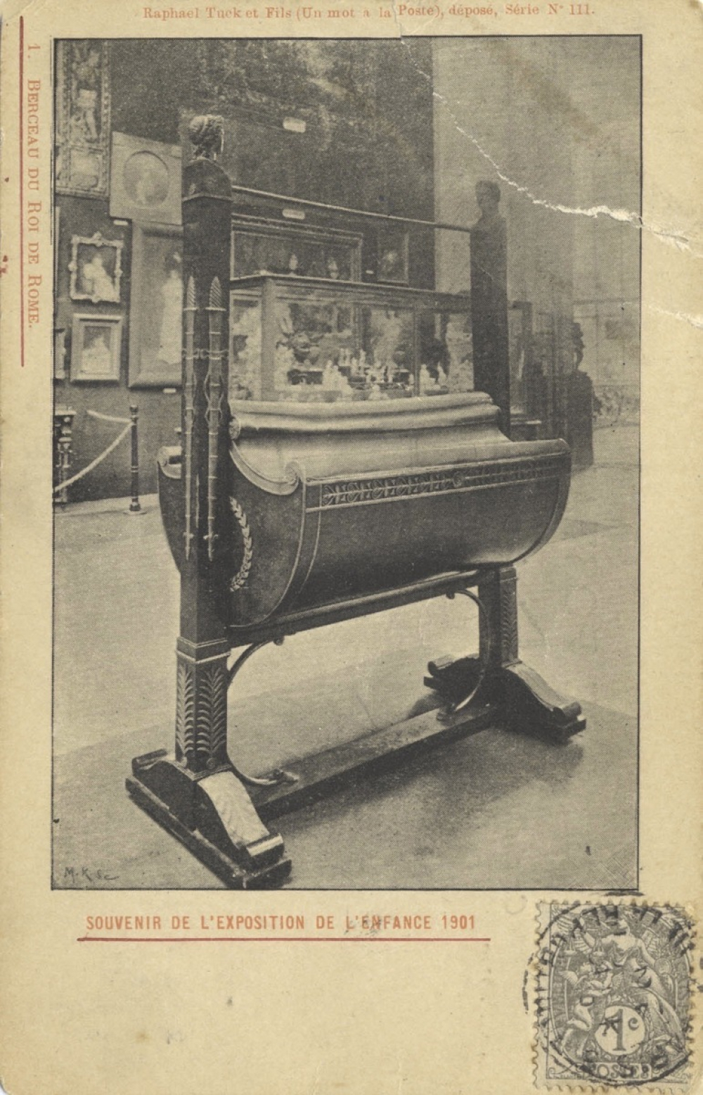 Berceau du Roi de Rome : Souvenir de l'Exposition de l'Enfance 1901