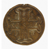 Médaille d'exorcisme dite de saint Benoît. 