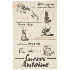 Buvard publicitaire. Encres Antoine.