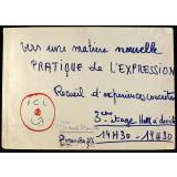 Vers une matière nouvelle - Pratique de l'expression.