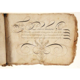Modèles de calligraphie.