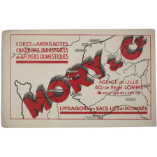 Buvard publicitaire. Mory & Cie. Cokes et Anthracites.