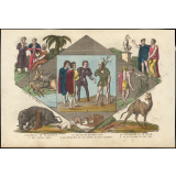 Illustration pour le Fablier en estampes. 