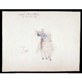 Cahier de dessins, département de L'Isère, Commune de la Terrasse, Ecole de garçons. 