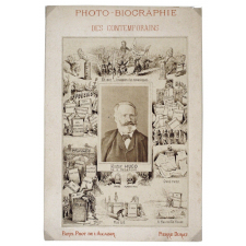 Photo-biographie de Victor Hugo.