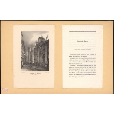 Paris historique de Charles Nodier. Fontaine St-Michel et rue de la Harpe.