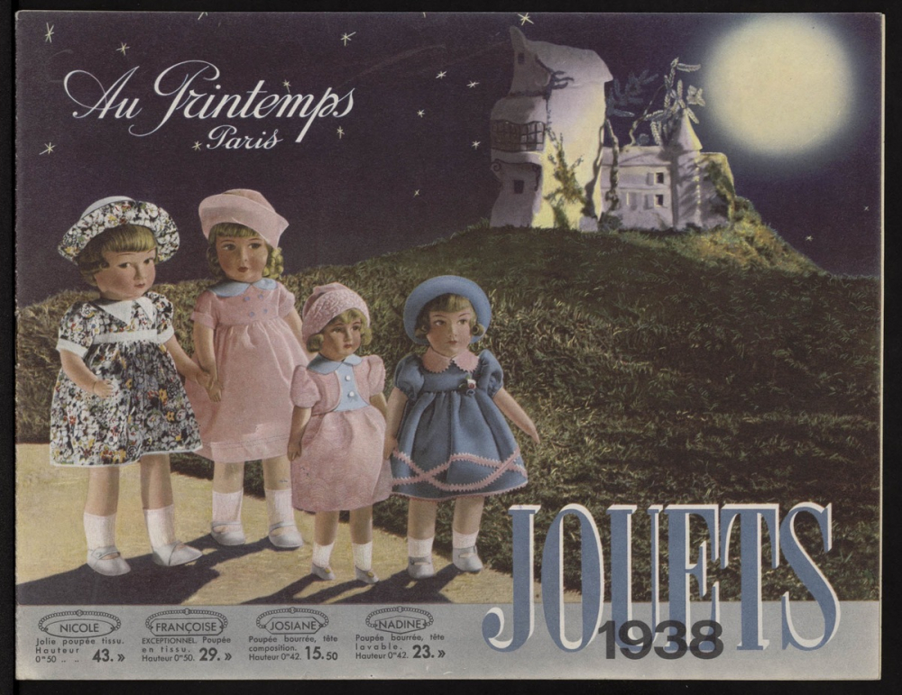 Au Printemps, Paris. Jouets 1938.