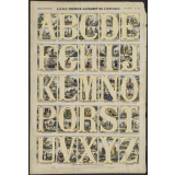 L'A, B, C, premier alphabet de l'enfance. Imagerie nouvelle.