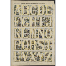 L'A, B, C, premier alphabet de l'enfance. Imagerie nouvelle.