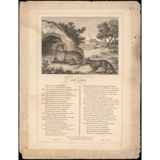 Fable de La Fontaine. . Le Lion.