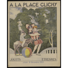 A la place Clichy. Jouets, étrennes.