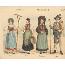 Peuples de Suisse, Allemagne, Autriche.