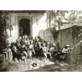 Sortie de l'école (Turquie d'Asie).