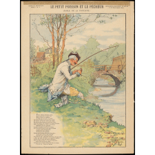 Le petit Poisson et le Pêcheur. (Fable de La Fontaine).