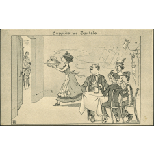 Banquet des Etudiants Alsaciens-Lorrains - 22 Février 1910 - Supplice de Tantale.